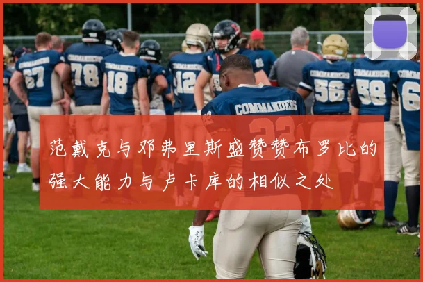 范戴克与邓弗里斯盛赞赞布罗比的强大能力与卢卡库的相似之处